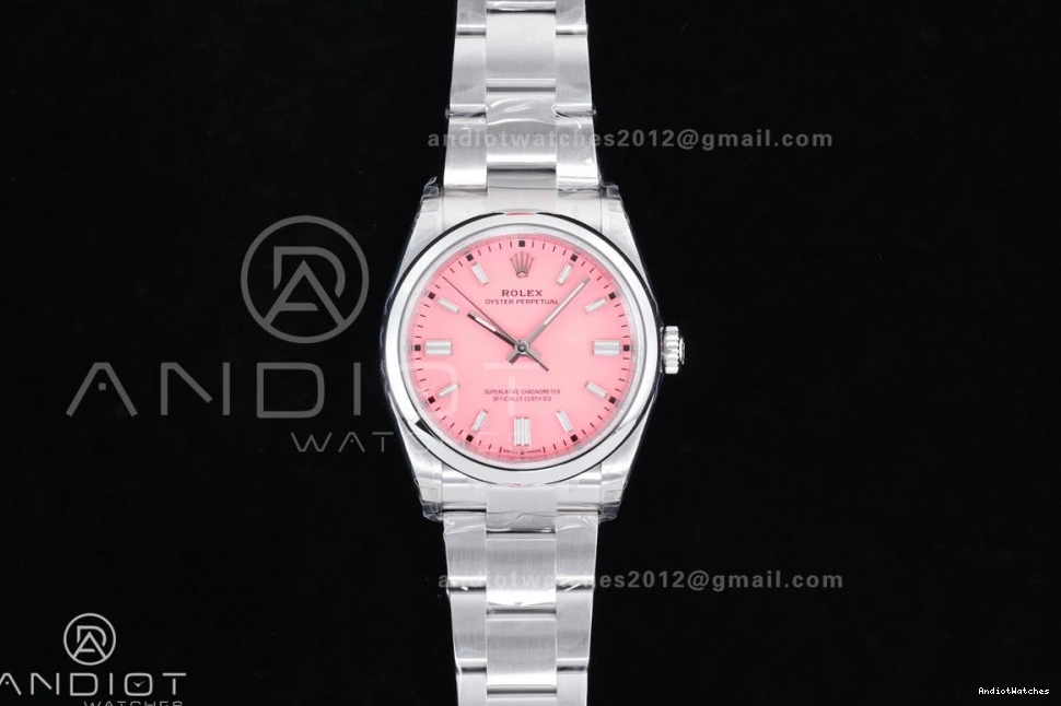 Flexible Dial Steel Pink 972 Oyster 126000 1:1 Edition 904L Best DD3230 VSF 36mm Perpetual V 0518